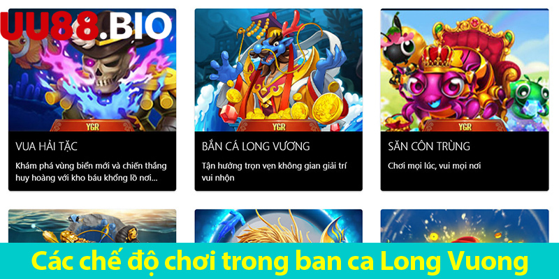 Bắn cá Long Vương: Khám phá các phòng chơi hấp dẫn cùng chiến thuật săn cá hiệu quả